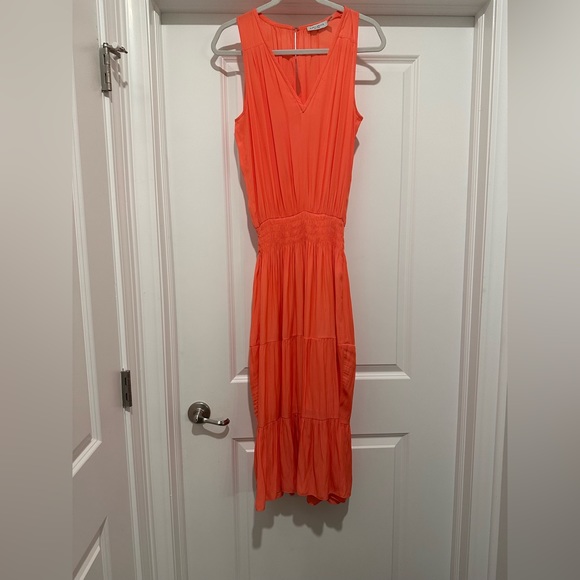 Ramy Brook - Edenn Midi Lined Tiered Dress - Picture 2 of 3